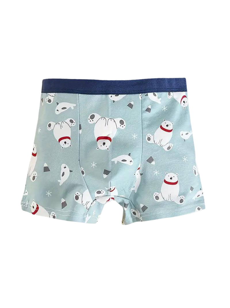 Pack of 8 Animal-Print Briefs