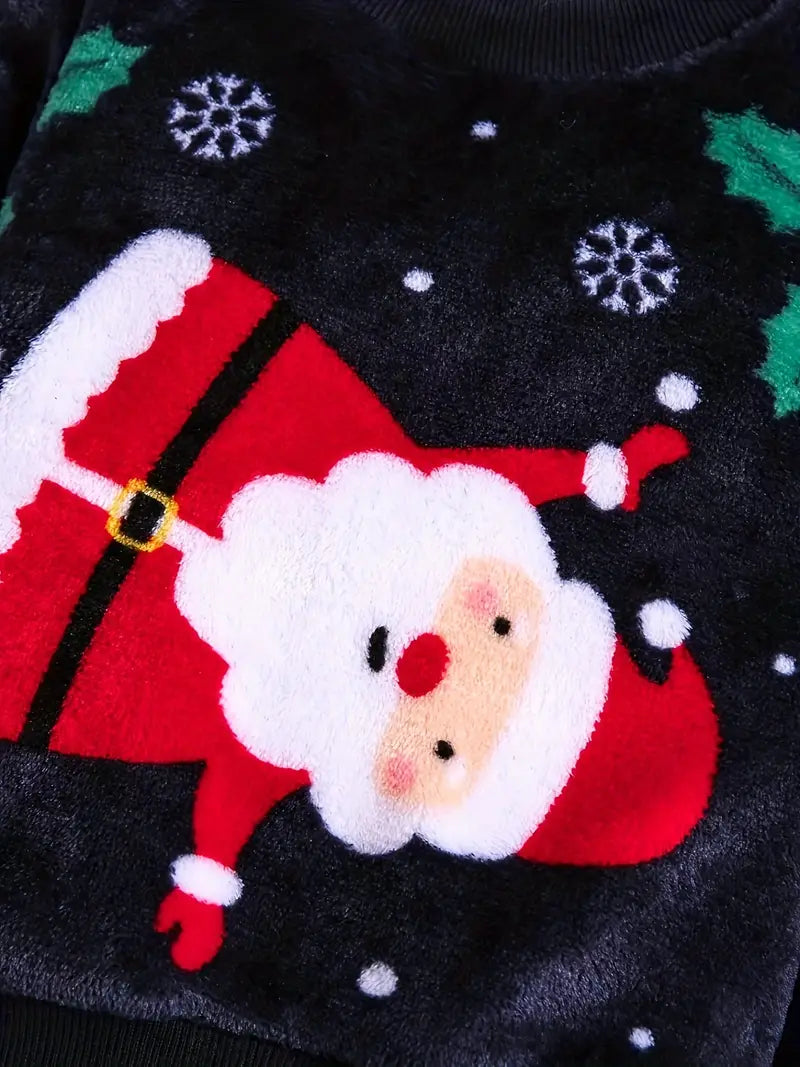 Pyjama en Flanelle de Noël pour Garçons et Filles