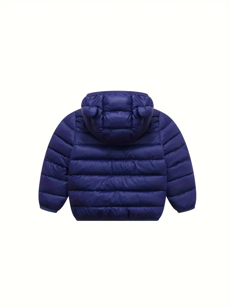 Hooded Jacket with Bear Ears for Boys