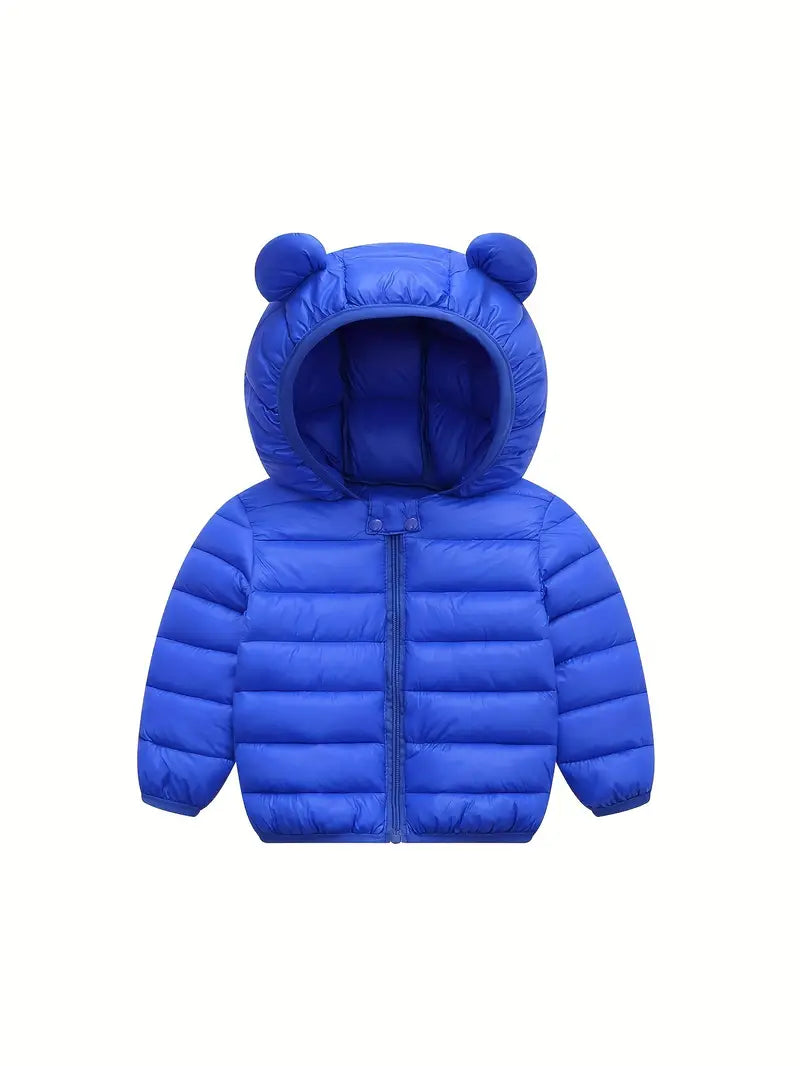 Hooded Jacket with Bear Ears for Boys