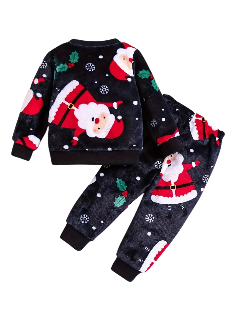 Pyjama en Flanelle de Noël pour Garçons et Filles