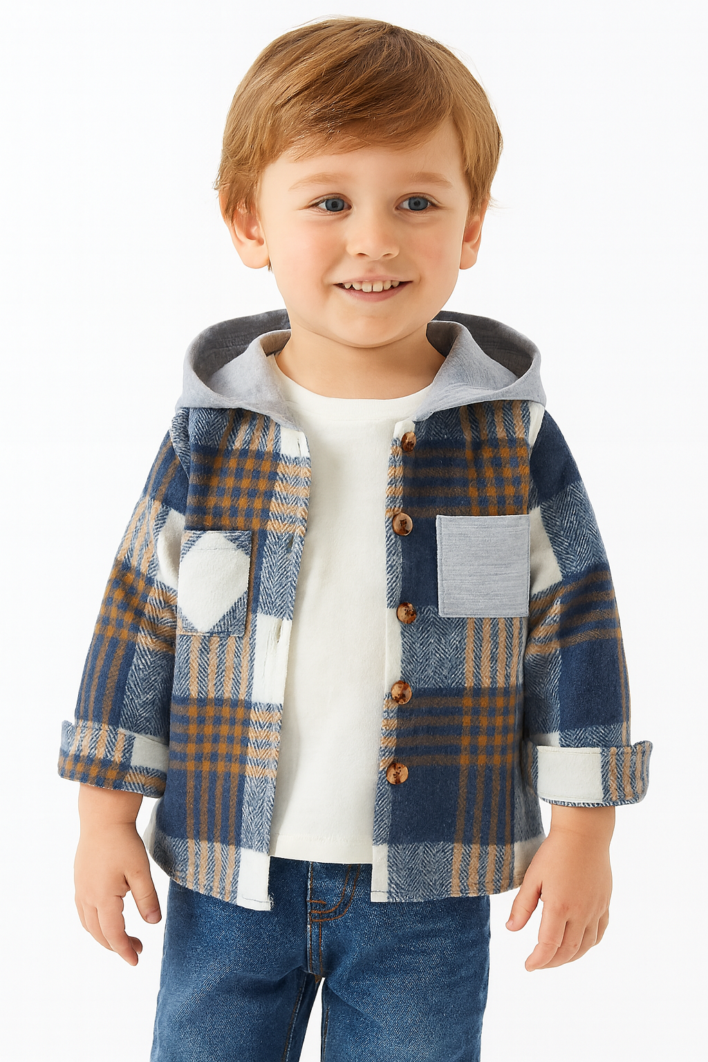 Boys’ Plaid Jacket
