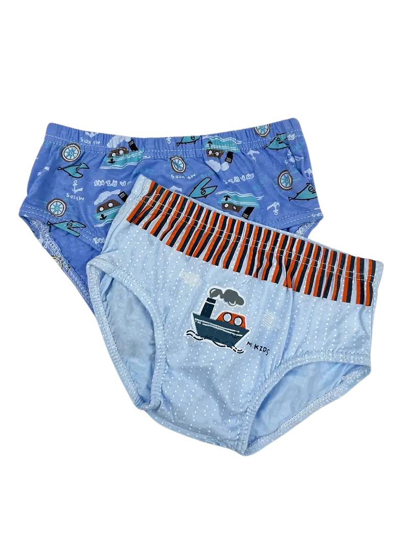 Pack of 5 Cotton Panties with Nautical Prints