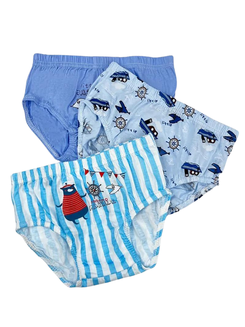 Pack of 5 Cotton Panties with Nautical Prints