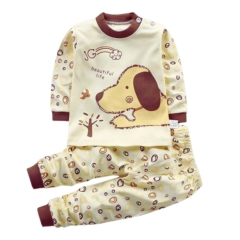 Pack of 4 Mid-Season Cotton Pyjamas for Children