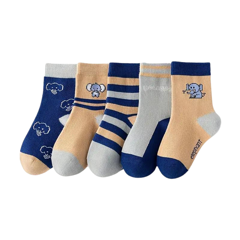 Pack of 5 Pairs of Cartoon Socks