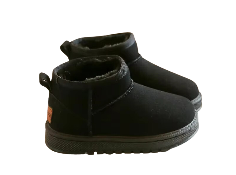 Boots in Cotton – Camel and Black