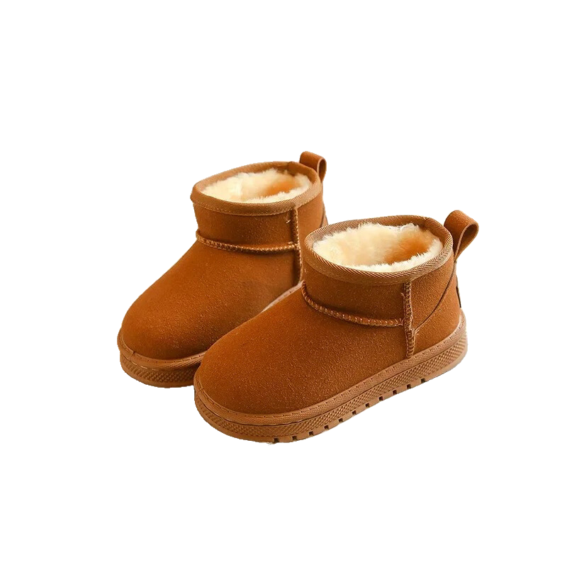 Boots in Cotton – Camel and Black
