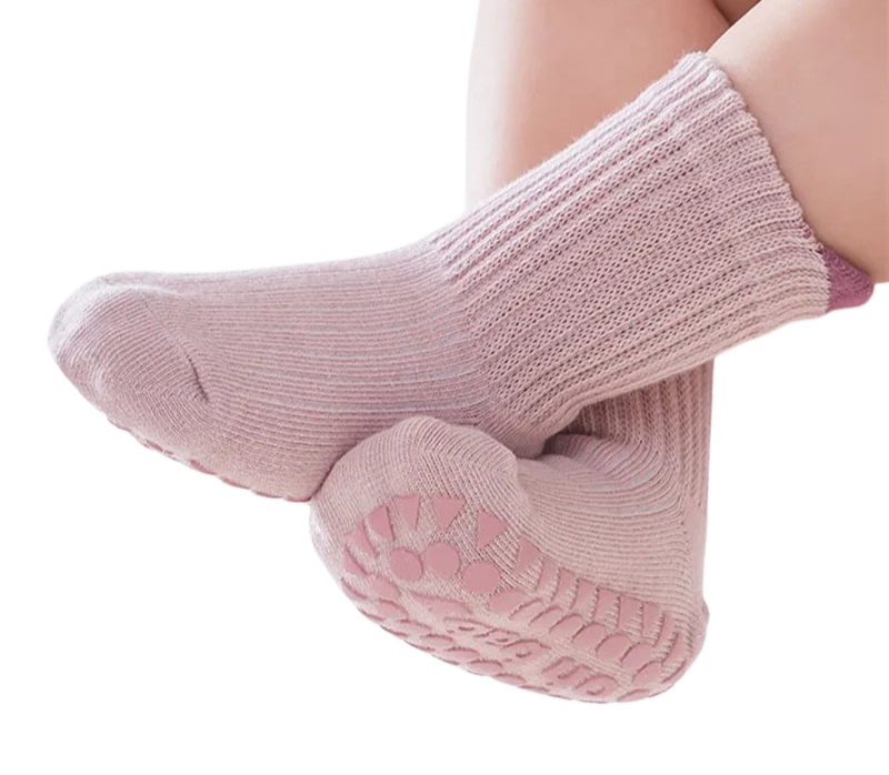 Pack of 3 Non-Slip Socks for Children