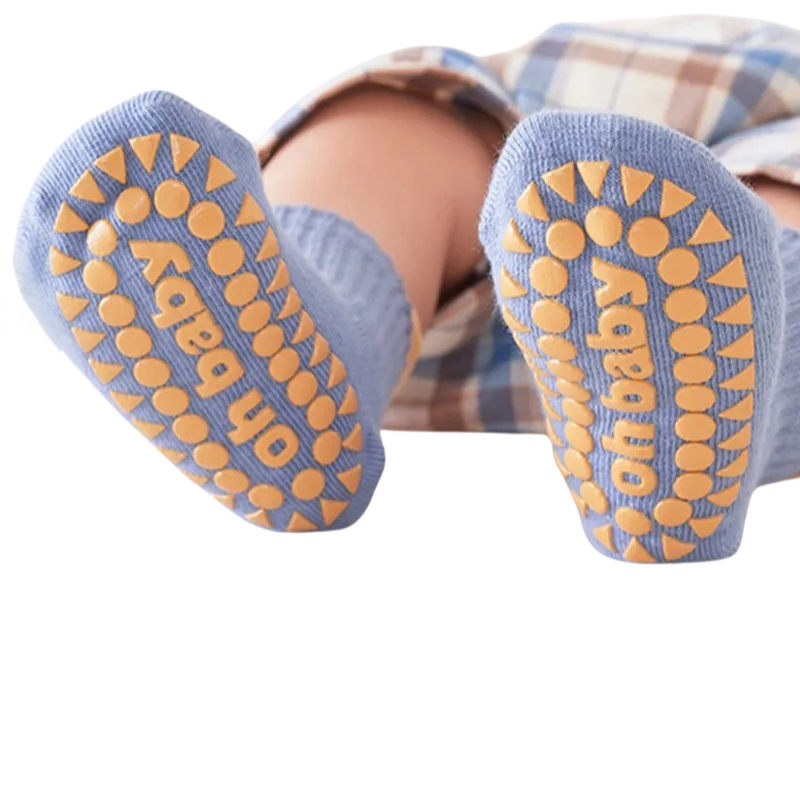 Pack of 3 Non-Slip Socks for Children