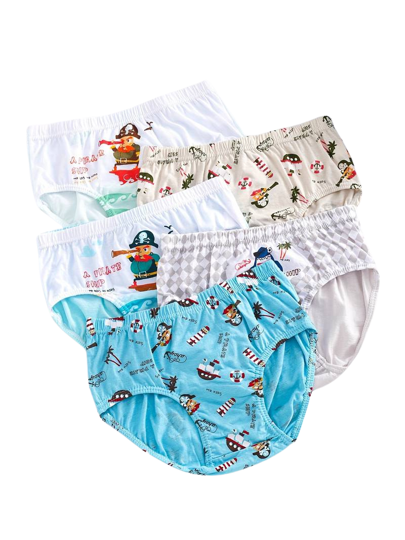 Pack of 5 Boys’ Cotton Briefs