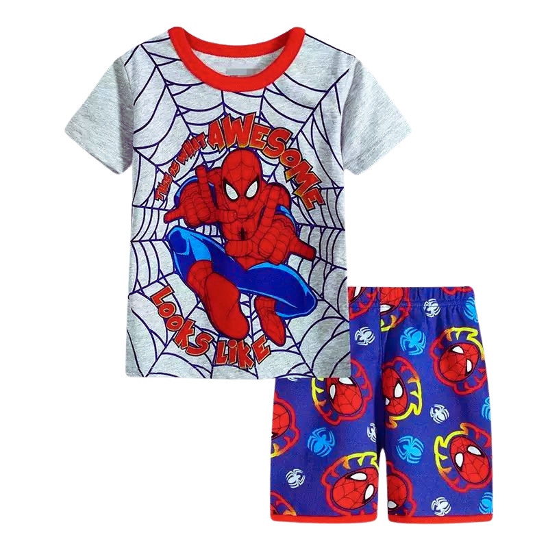 Pack of 4 Spider-Man Cotton Pyjamas for Children