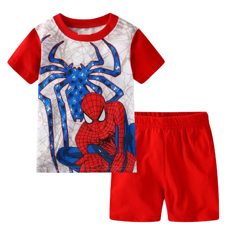 Pack of 4 Spider-Man Cotton Pyjamas for Children