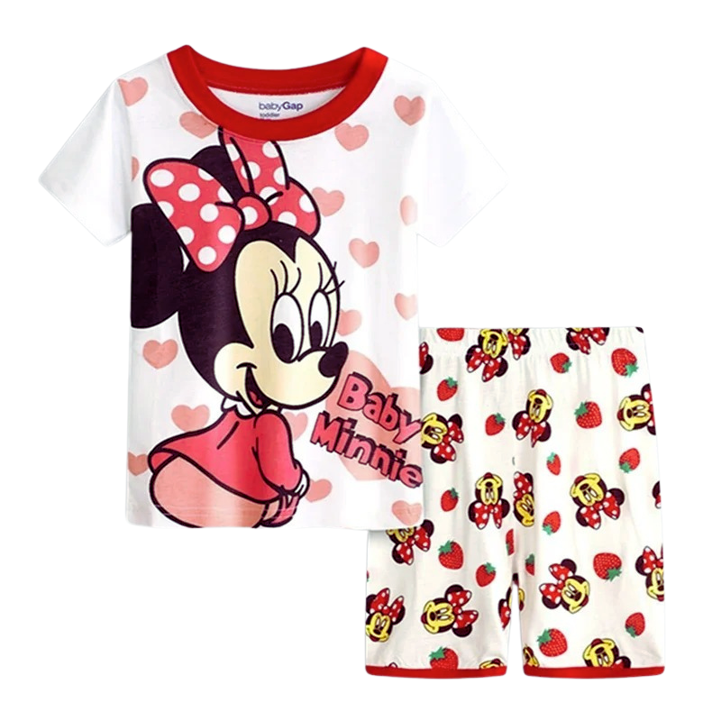 Pack of 4 Minnie Cotton Pyjamas for Children