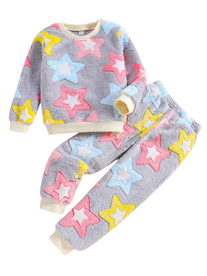Flannel Pyjamas - Star Print