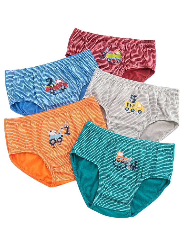 Pack of 5 Boys’ Cotton Briefs