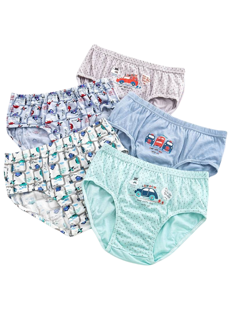 Pack of 5 Boys’ Cotton Briefs
