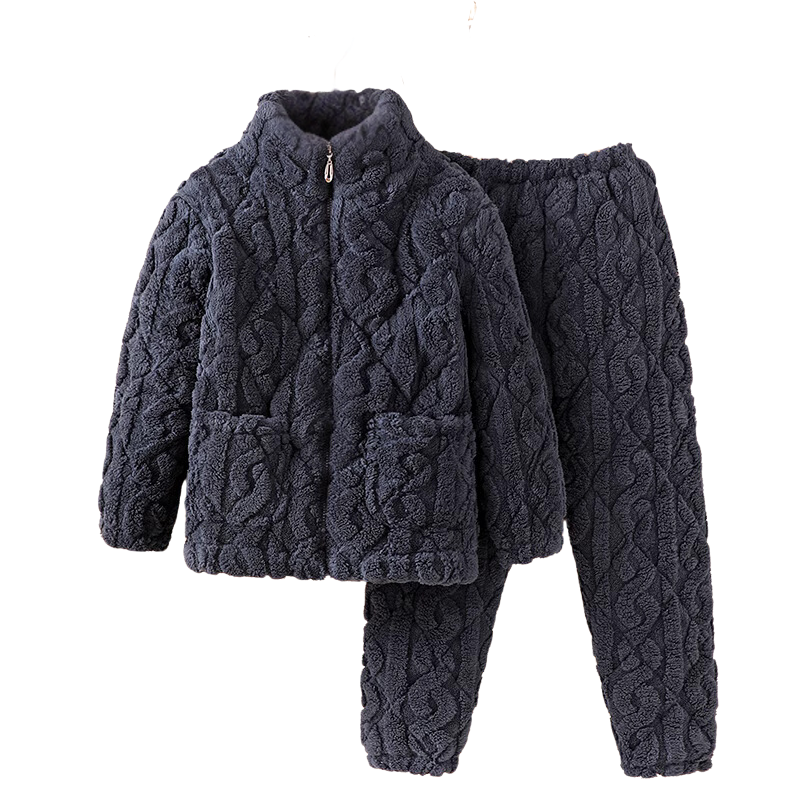 Pyjamas for Kids – Coral Velvet, Three Layers