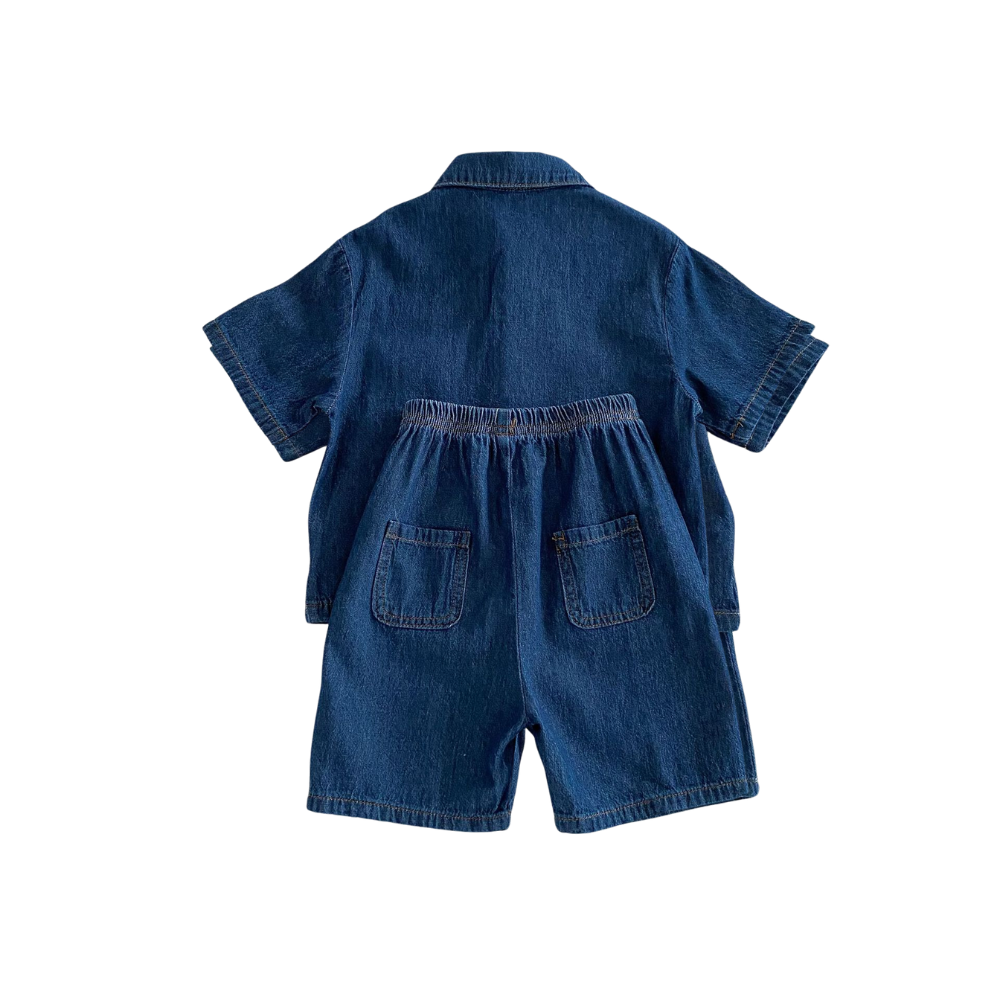Ensemble Enfant en Jean Foncé
