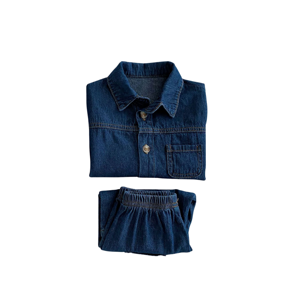 Ensemble Enfant en Jean Foncé