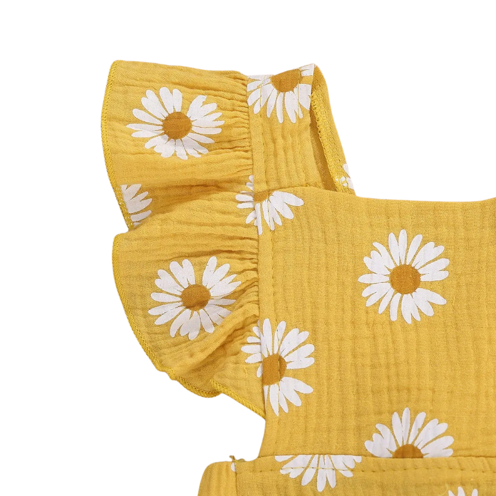 Ensemble d’Été pour Bébé Fille Jaune