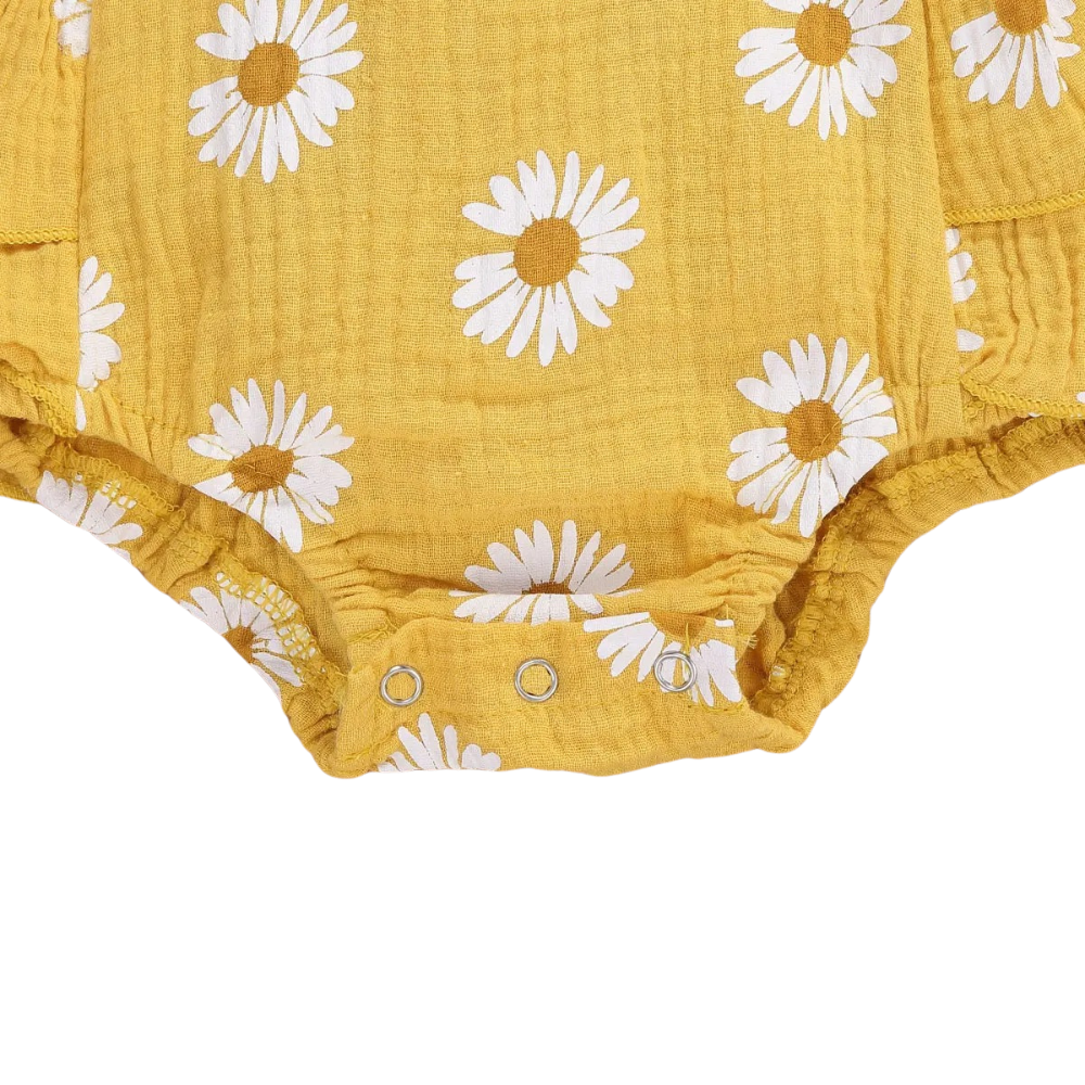 Ensemble d’Été pour Bébé Fille Jaune