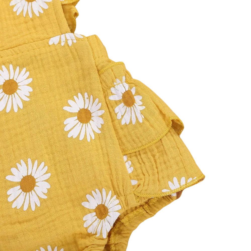 Ensemble d’Été pour Bébé Fille Jaune