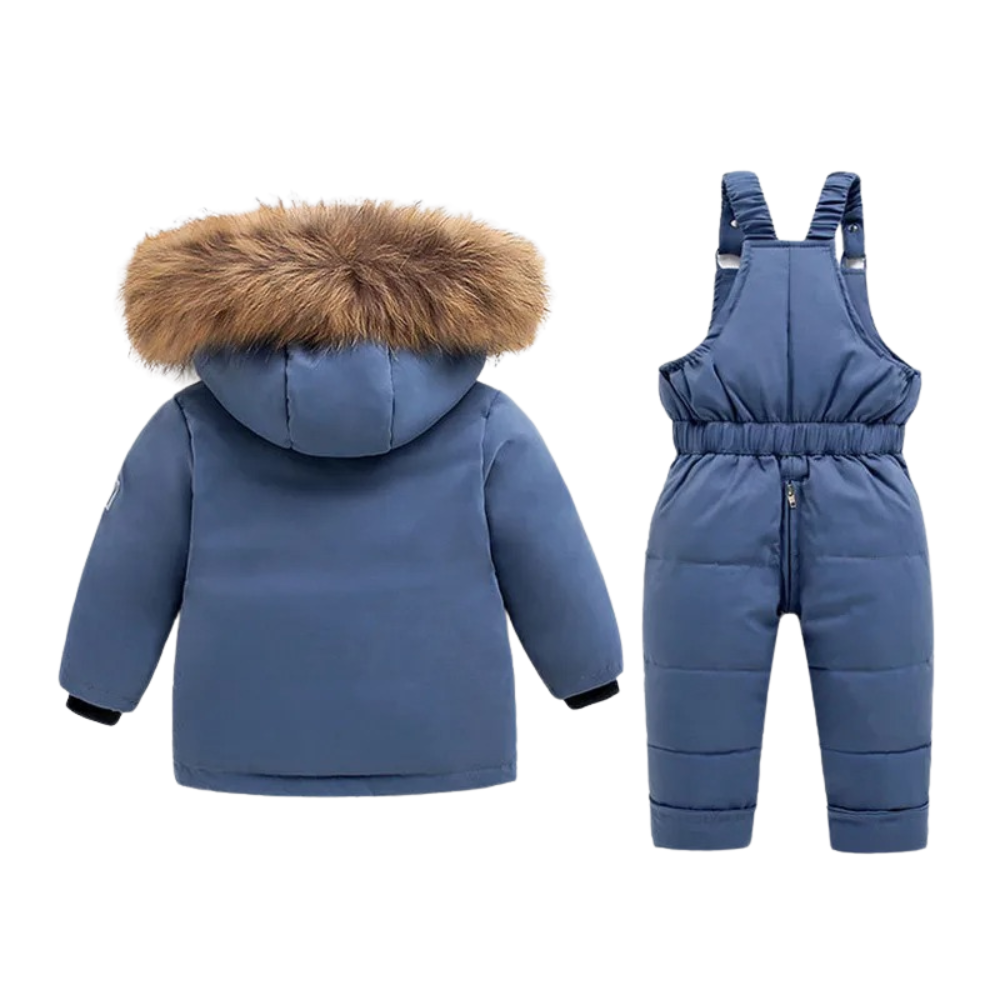 Kids Padded Waterproof Winter Set Blue