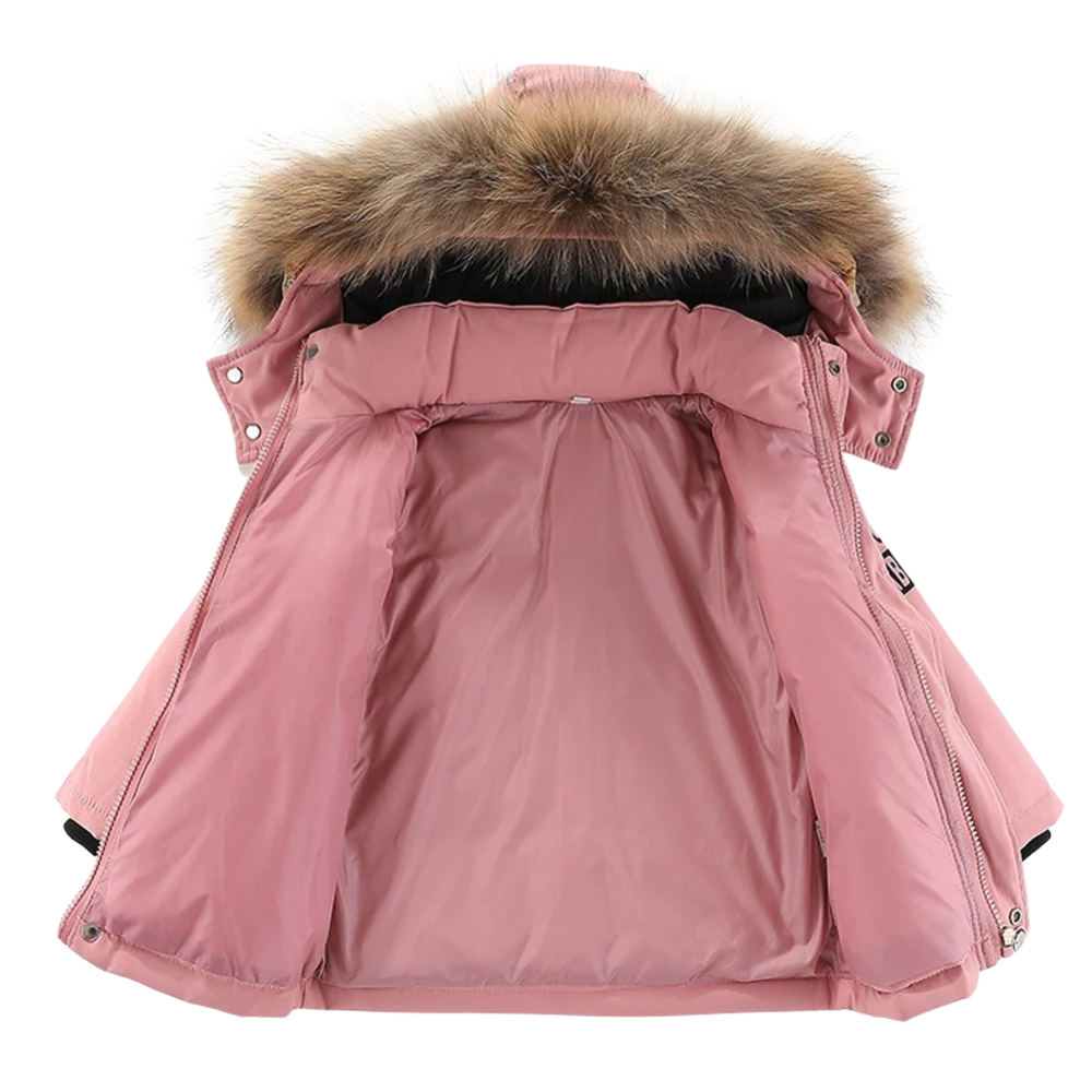 Kids Padded Waterproof Winter Set Pink