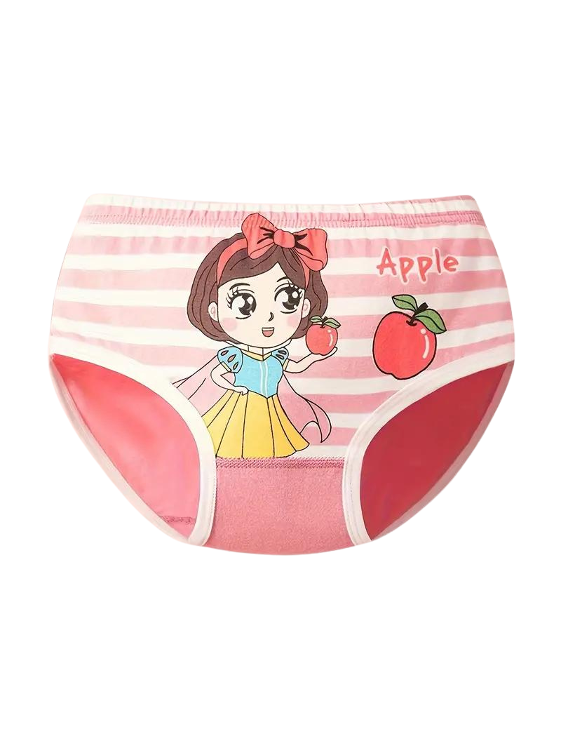 Pack of 8 Cotton Panties with Fairy Tale Prints