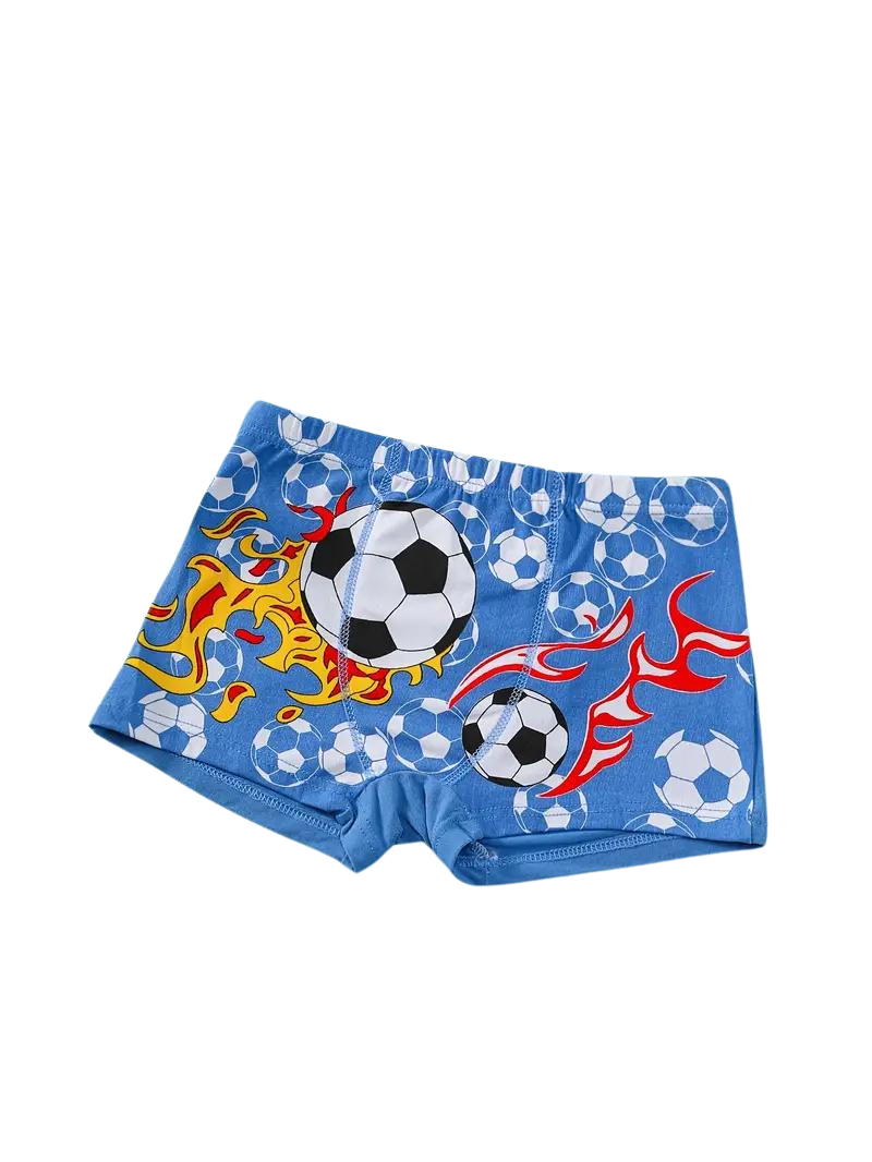 Pack of 10 Comfortable Football Print Briefs