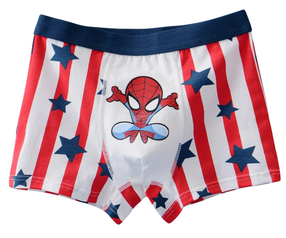Pack of 4 Comfortable Spider-Man Panties