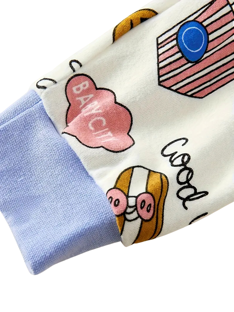 2-Piece Pyjamas with Vehicle Pattern for Boys