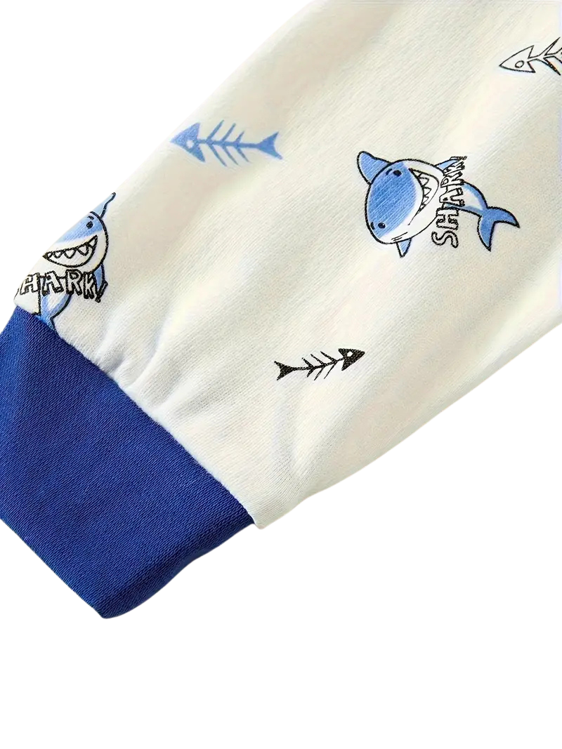 2-Piece Pyjamas with Vehicle Pattern for Boys