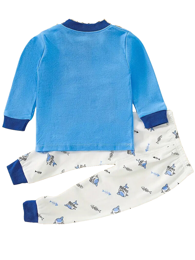 2-Piece Pyjamas with Vehicle Pattern for Boys