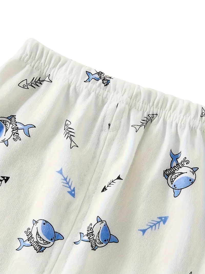 2-Piece Pyjamas with Vehicle Pattern for Boys