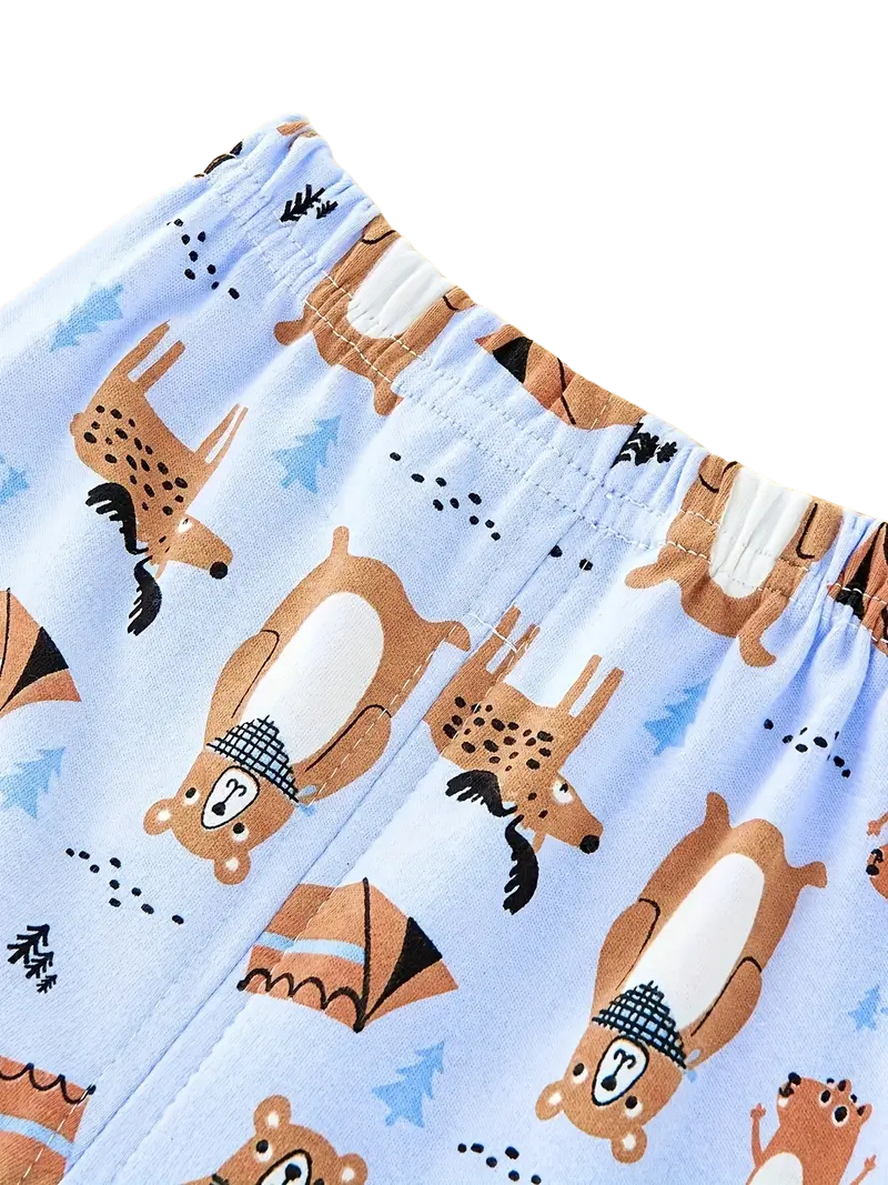 2-Piece Pyjamas with Vehicle Pattern for Boys