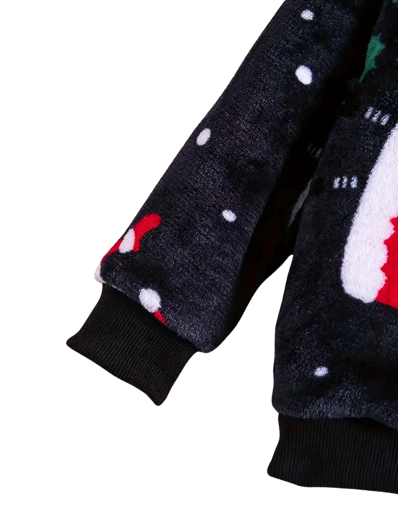 Pyjama en Flanelle de Noël pour Garçons et Filles
