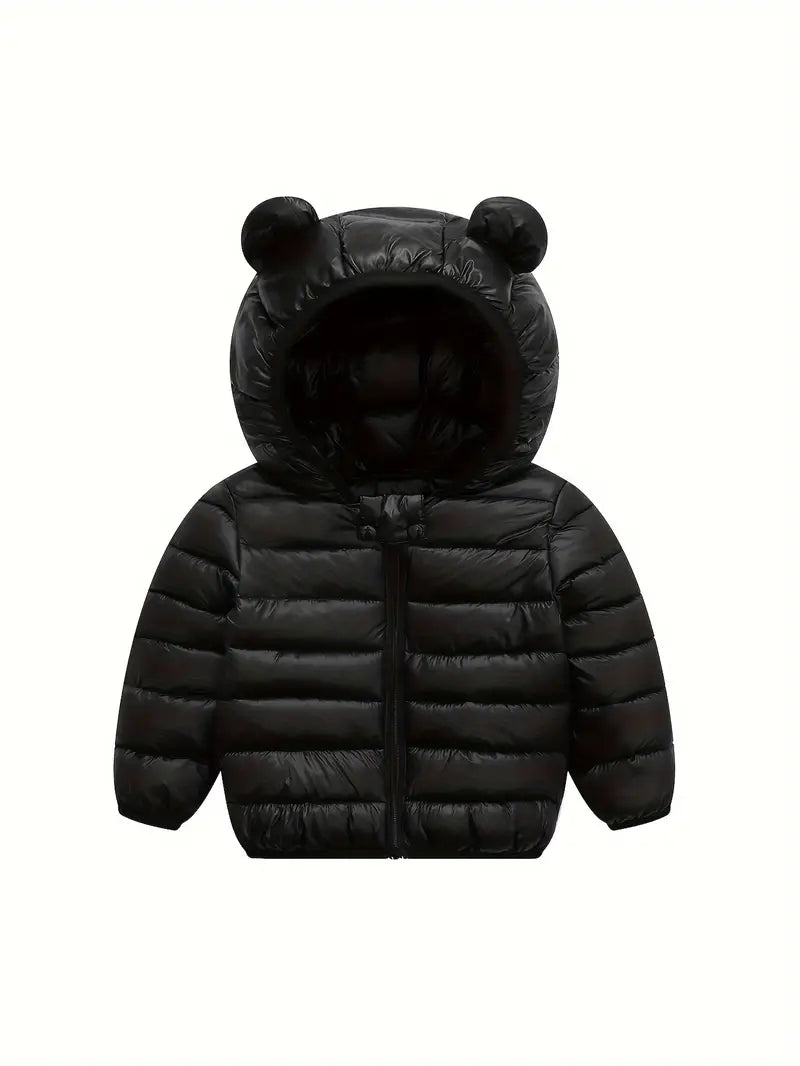 Hooded Jacket with Bear Ears for Boys