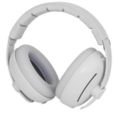 2 in 1 baby and kids ear defenders, passive hearing protection, grey