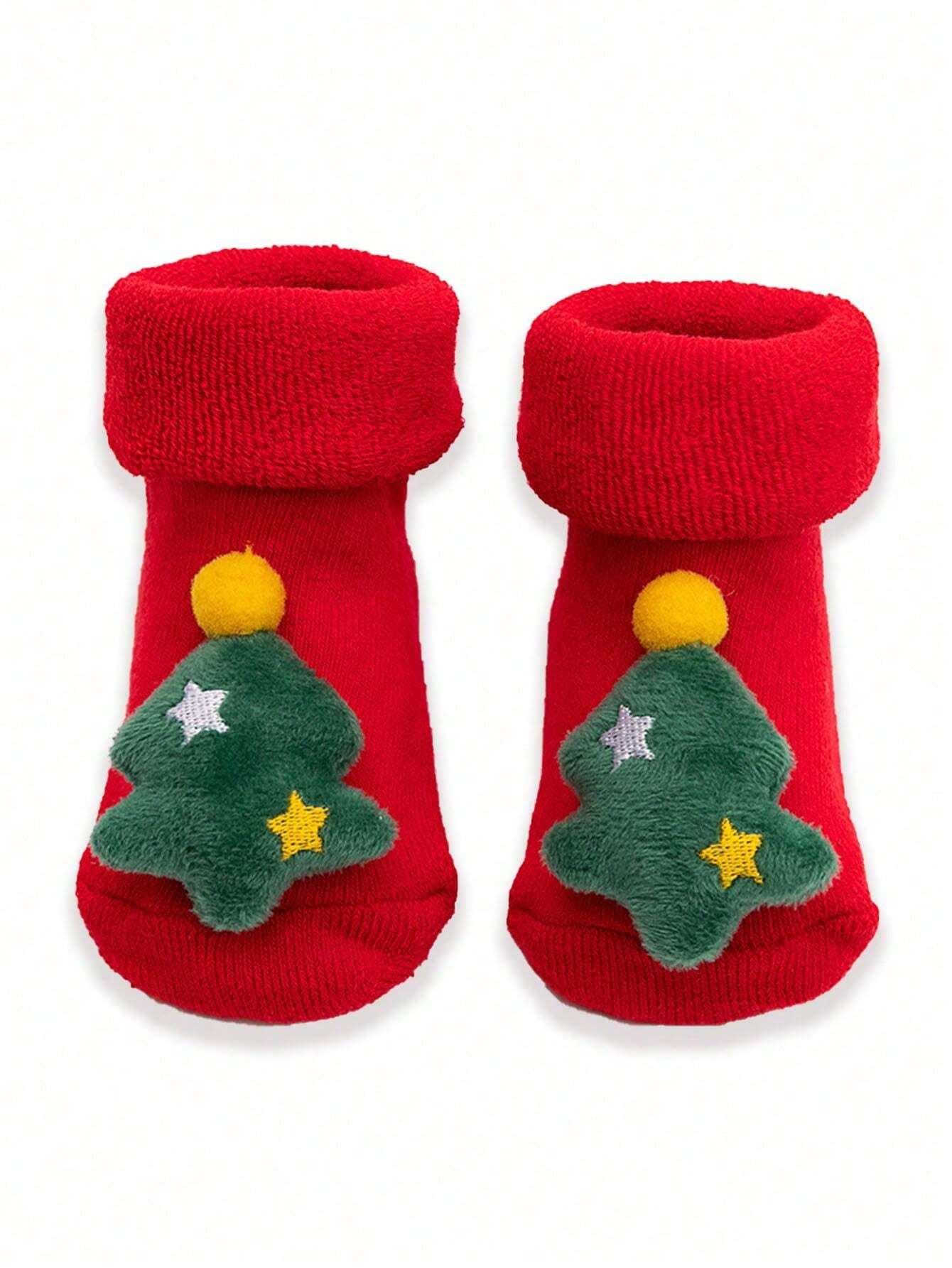 CHAUSSETTES ÉPAISSES ANTIDÉRAPANTES DE NOËL ENFANT