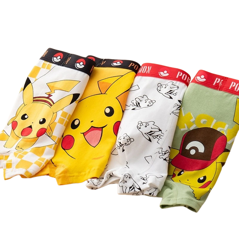 Pack de 4 Culottes en Coton Pikachu