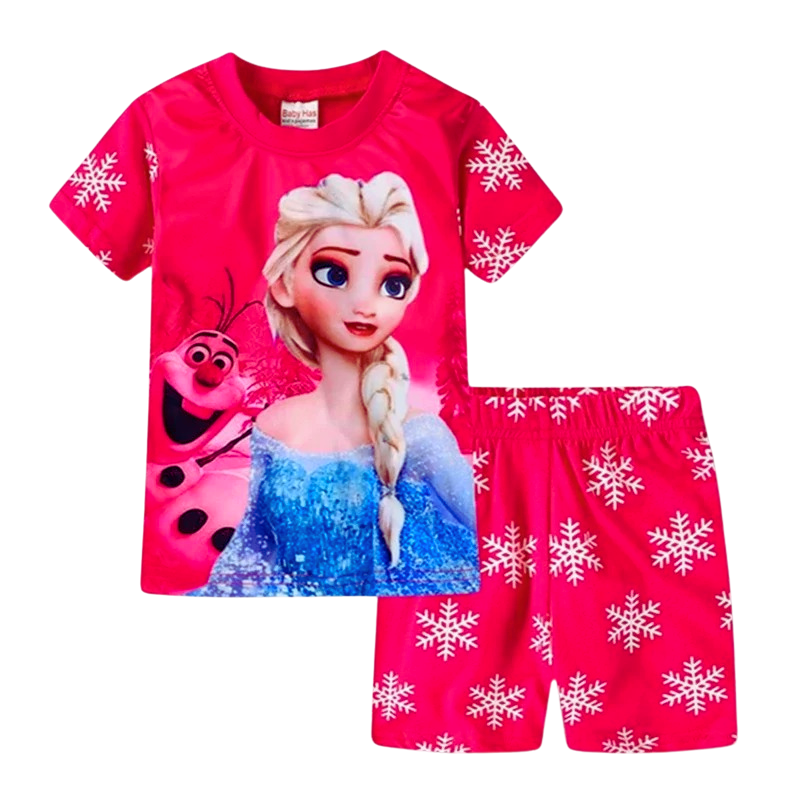 Pack de 4 Pyjamas en Coton pour Enfants Frozen