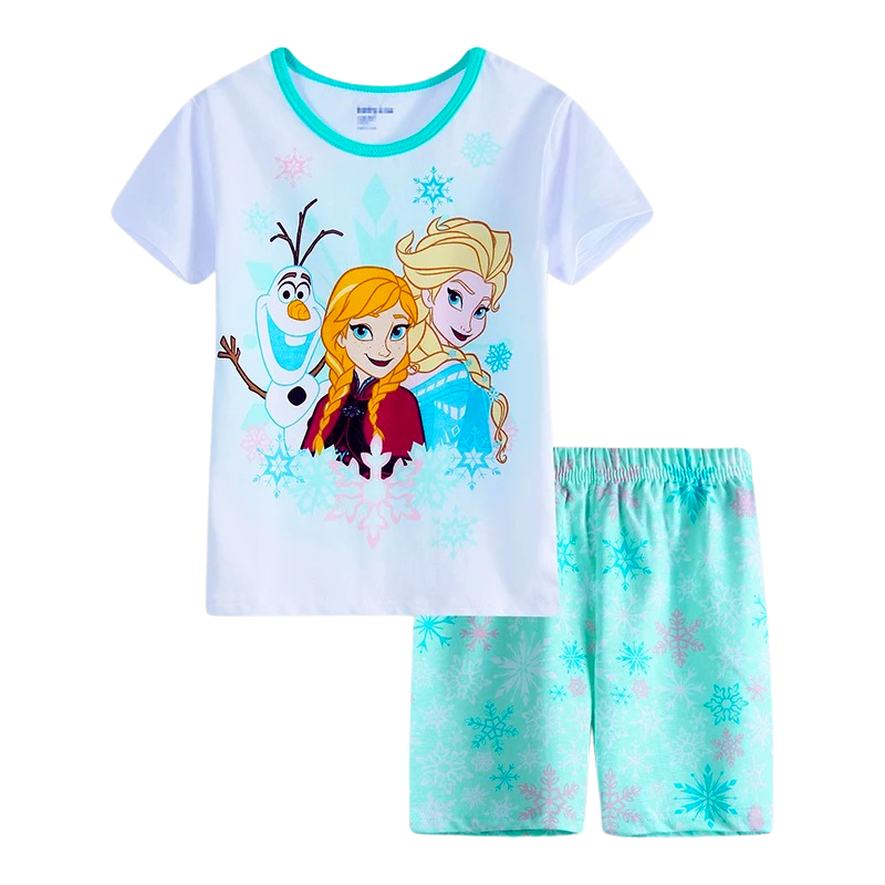 Pack de 4 Pyjamas en Coton pour Enfants Frozen