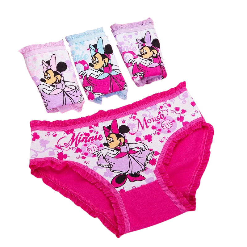 Pack de 4 Culottes en Coton Minnie