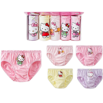 Pack de 5 Culottes en Coton Hello Kitty