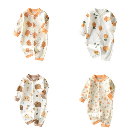 Pack de 4 Pyjamas Bébé en Coton