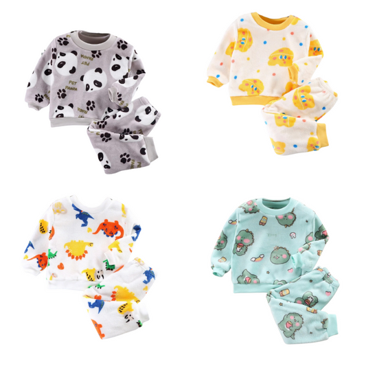 Pack de 4 Pyjamas Enfant en Flanelle