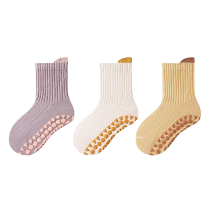 Pack de 3 Chaussettes Antidérapantes pour Enfant