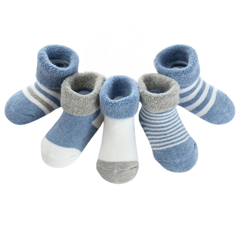 Pack de 5 Chaussettes Chaudes pour Bébés